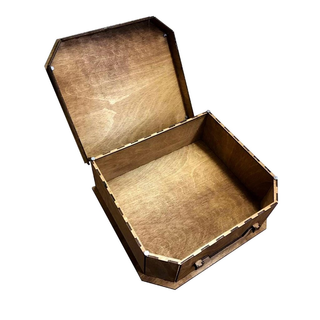 Дерев'яна яна подарункова коробка валіза Код/Артикул 29 а32 від компанії greencard - фото 1