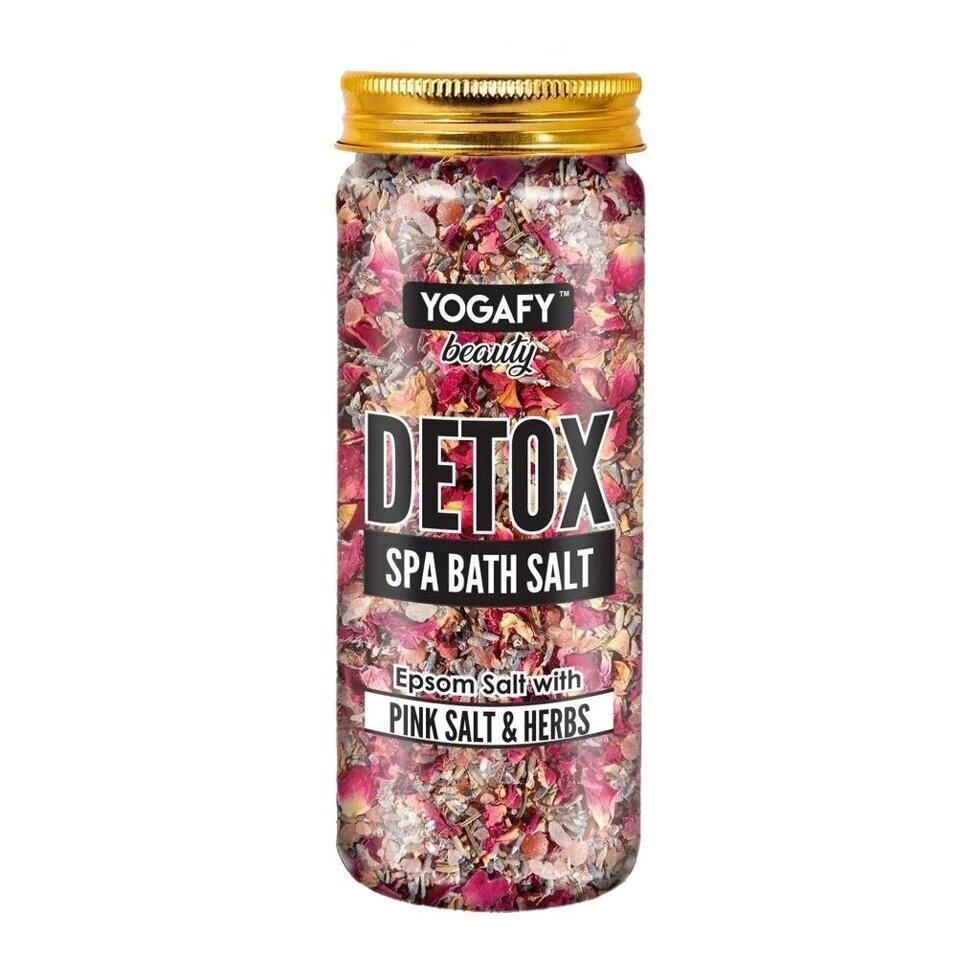 Детокс-сіль для ванни та спа (250 г), Detox Spa Bath Salt,  YOGAFY Під замовлення з Індії 45 днів. Безкоштовна доставка. від компанії greencard - фото 1