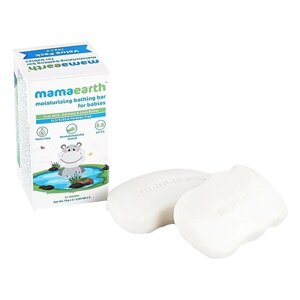 Дитяче зволожуюче мило з Козячим молоком (2 х 75 г), Moisturizing Bathing Bar for Babies Goat Milk Oatmeal & Shea Під