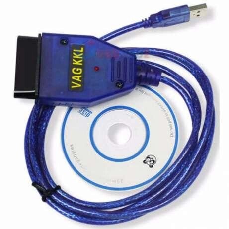 Диагностичний сканер - адаптер vag USB KKL K-Line VAG-COM 409.1 Код/Артикул 13 від компанії greencard - фото 1