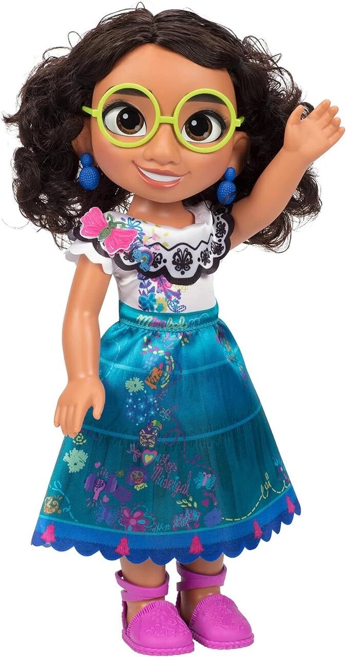 Disney Encanto Mirabel 35см шарнірна модна лялька з окулярами та взуттям Код/Артикул 75 1054 від компанії greencard - фото 1