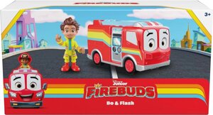 Disney Junior Firebuds, Bo, Flash, фігурка Фебер та флеш, пожежна машина Код/Артикул 75 921