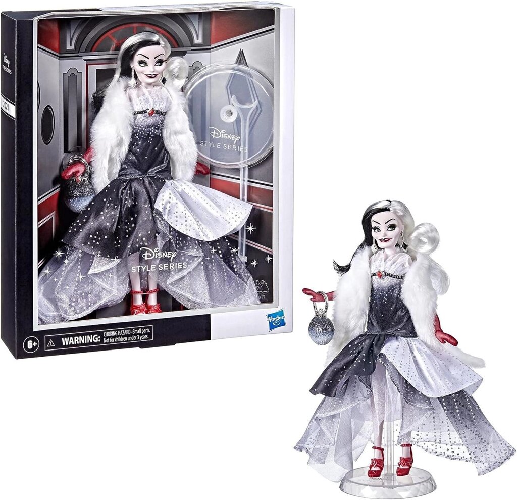 Disney Villains Style Cruella De Vil. Колекційна лялька Круелла Де Вілль Код/Артикул 75 409 Код/Артикул 75 409 від компанії greencard - фото 1