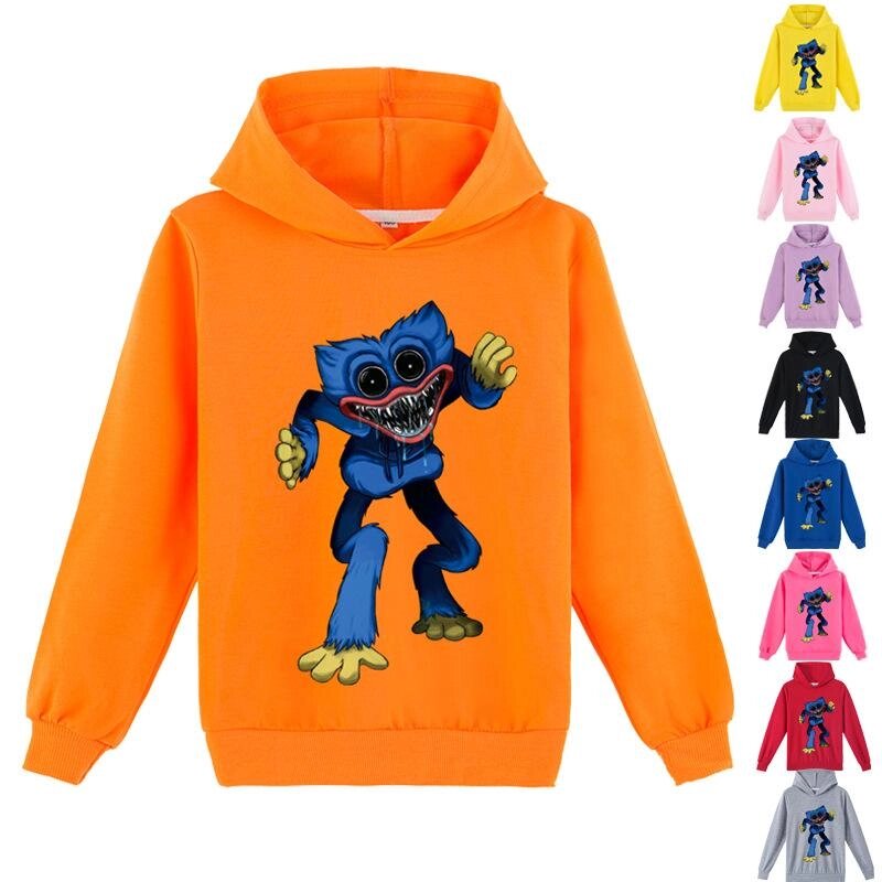 Дитяча 3D-толстовка з капюшоном Huggy Wuggy пуловер Poppy Playtime Children Sweater Y455 під замовлення за 30 днів від компанії greencard - фото 1