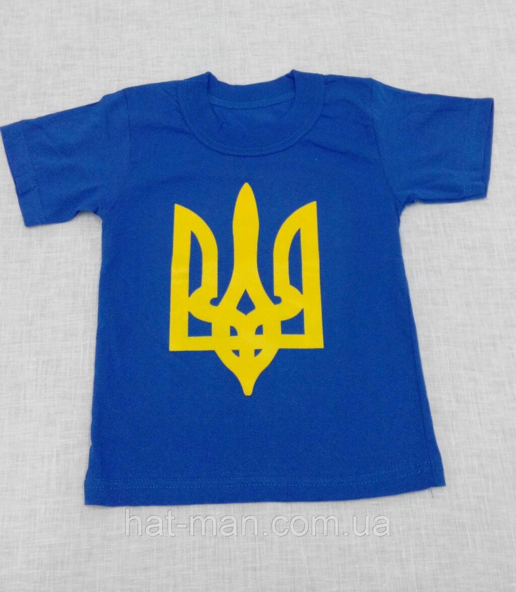 Дитяча футболка з гербом України, від 3-х до 14років КодАртикул 2 від компанії greencard - фото 1