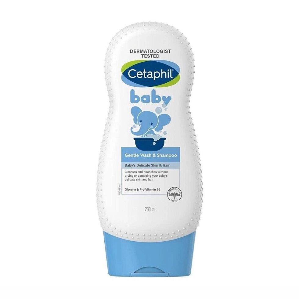 Дитячий ніжний засіб для душу та шампунь (230 мл), Gentle Wash & Shampoo Baby's Delicate Skin & Hair,  Cetaphil Під від компанії greencard - фото 1