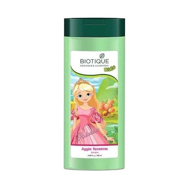 Дитячий шампунь із Яблуком (180 мл), Apple Blossom Princess Shampoo Kids,  Biotique Під замовлення з Індії 45 днів. від компанії greencard - фото 1