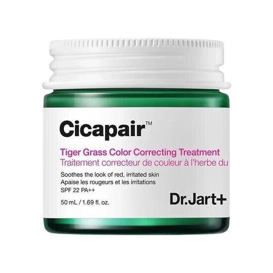 Dr. Jart+ Cicapair Tiger Grass Color Correcting Treatment SPF 22 PA++ 50 мл під замовлення з кореї 30 днів доставка від компанії greencard - фото 1