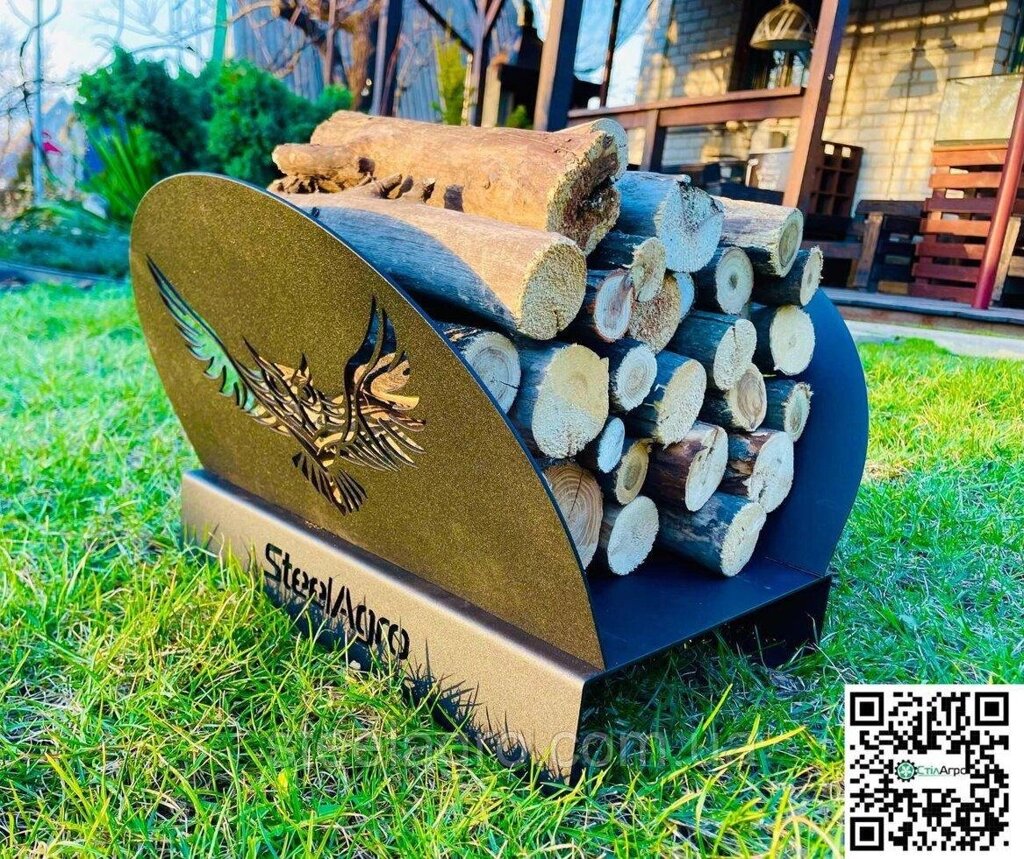 Дровниця "Нічна лють": стильне зберігання дров. Код/Артикул 102 SA-05-012.2 від компанії greencard - фото 1