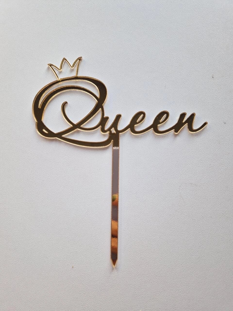 Дзеркальний топпер "Queen"  ( 12 см) Код/Артикул 80 Т0222за від компанії greencard - фото 1
