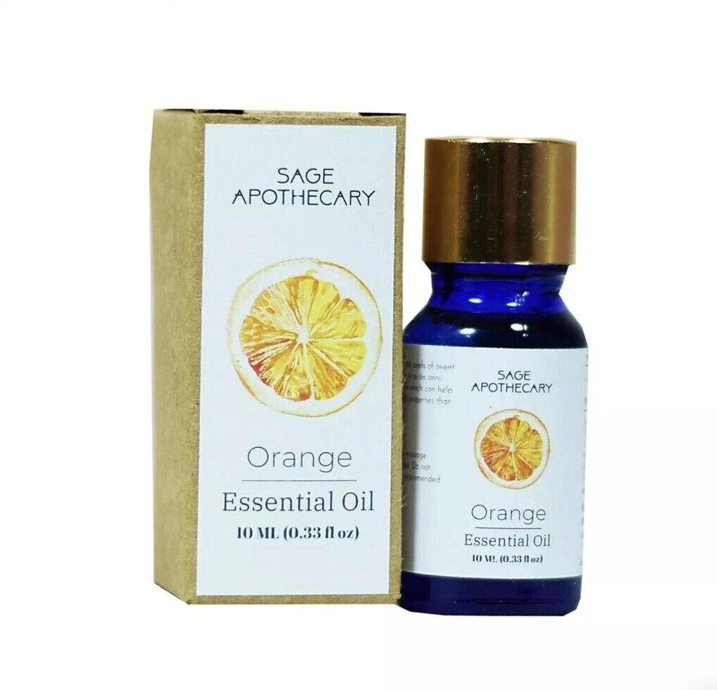 Ефірна олія Апельсина (10 мл), Orange Essential Oil,  Sage Apothecary Під замовлення з Індії 45 днів. Безкоштовна від компанії greencard - фото 1