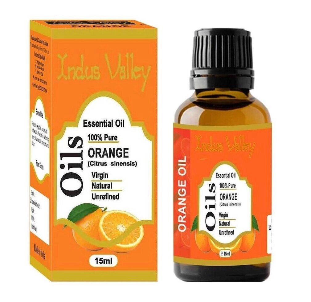 Ефірна олія Апельсина (15 мл), Orange Essential Oil,  Indus Valley Під замовлення з Індії 45 днів. Безкоштовна доставка. від компанії greencard - фото 1