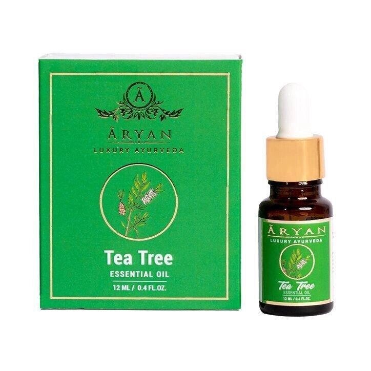 Ефірна олія Чайного дерева (12 мл), Tea Tree Essential Oil,  Aryan Під замовлення з Індії 45 днів. Безкоштовна доставка. від компанії greencard - фото 1