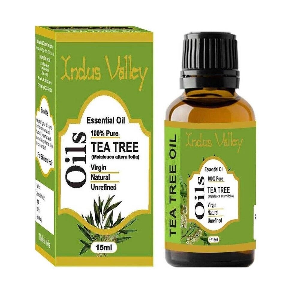 Ефірна олія Чайного дерева (15 мл), Tea Tree Essential Oil,  Indus Valley Під замовлення з Індії 45 днів. Безкоштовна від компанії greencard - фото 1