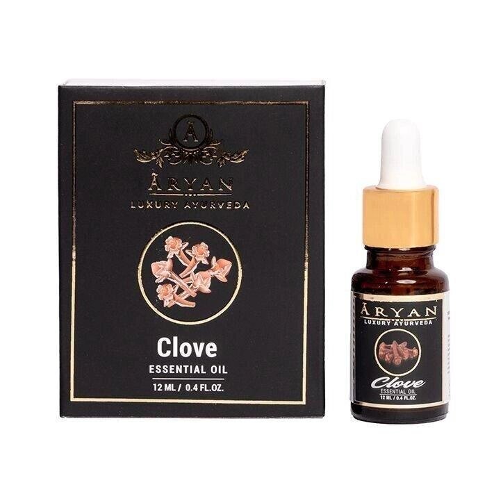 Ефірна олія Гвоздики (12 мл), Clove Essential Oil,  Aryan Під замовлення з Індії 45 днів. Безкоштовна доставка. від компанії greencard - фото 1