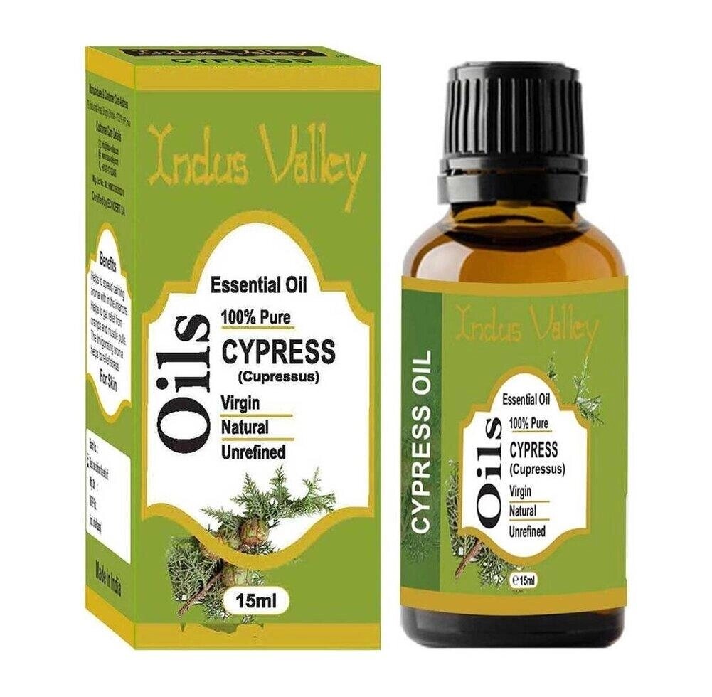 Ефірна олія Кіпаріса (15 мл), Cypress Essential Oil,  Indus Valley Під замовлення з Індії 45 днів. Безкоштовна доставка. від компанії greencard - фото 1