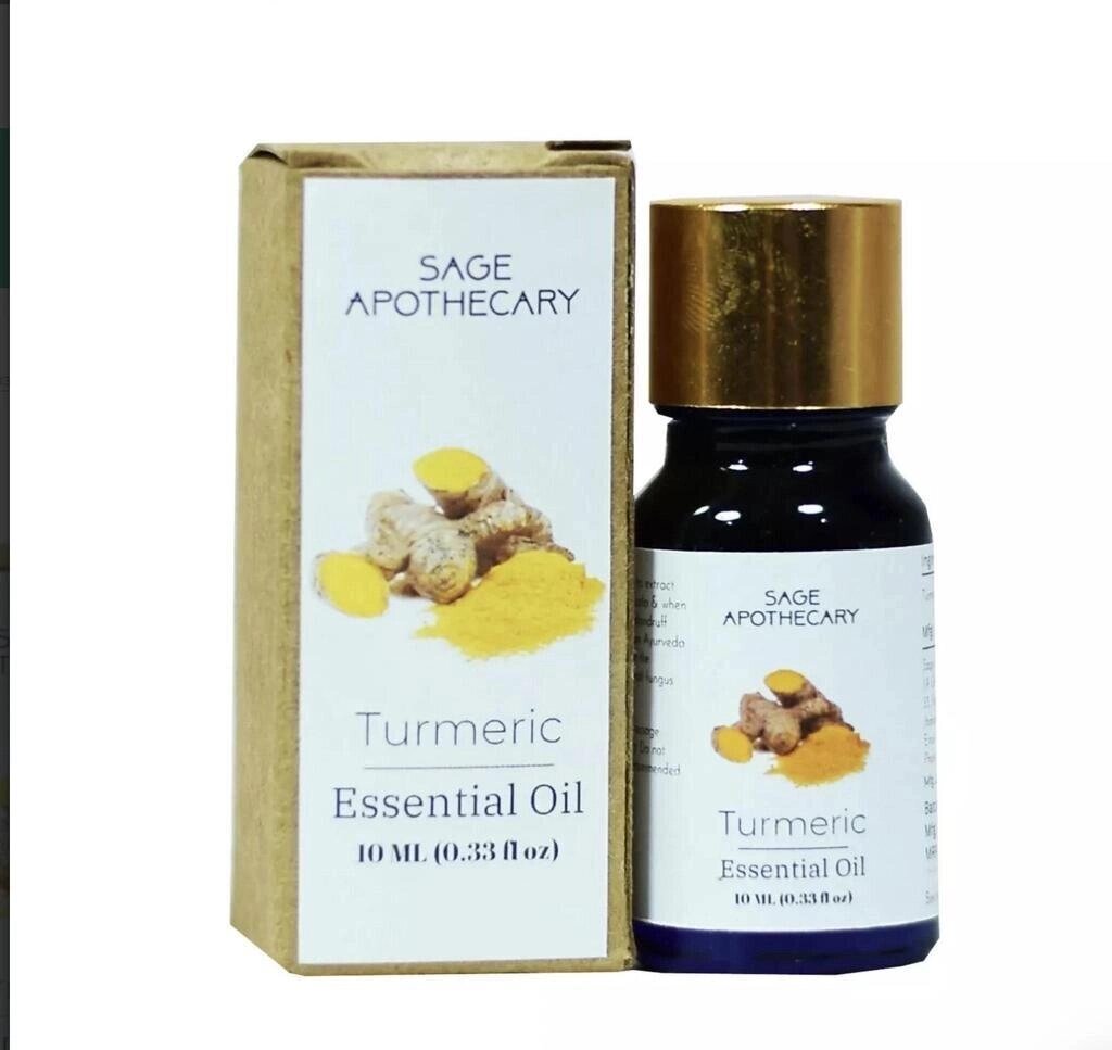 Ефірна олія Куркуми (10 мл), Turmeric Essential Oil,  Sage Apothecary Під замовлення з Індії 45 днів. Безкоштовна від компанії greencard - фото 1