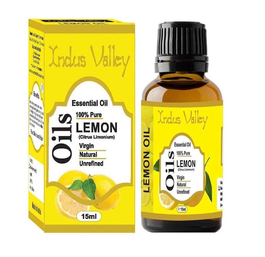Ефірна олія Лимона (15 мл), Lemon Essential Oil,  Indus Valley Під замовлення з Індії 45 днів. Безкоштовна доставка. від компанії greencard - фото 1