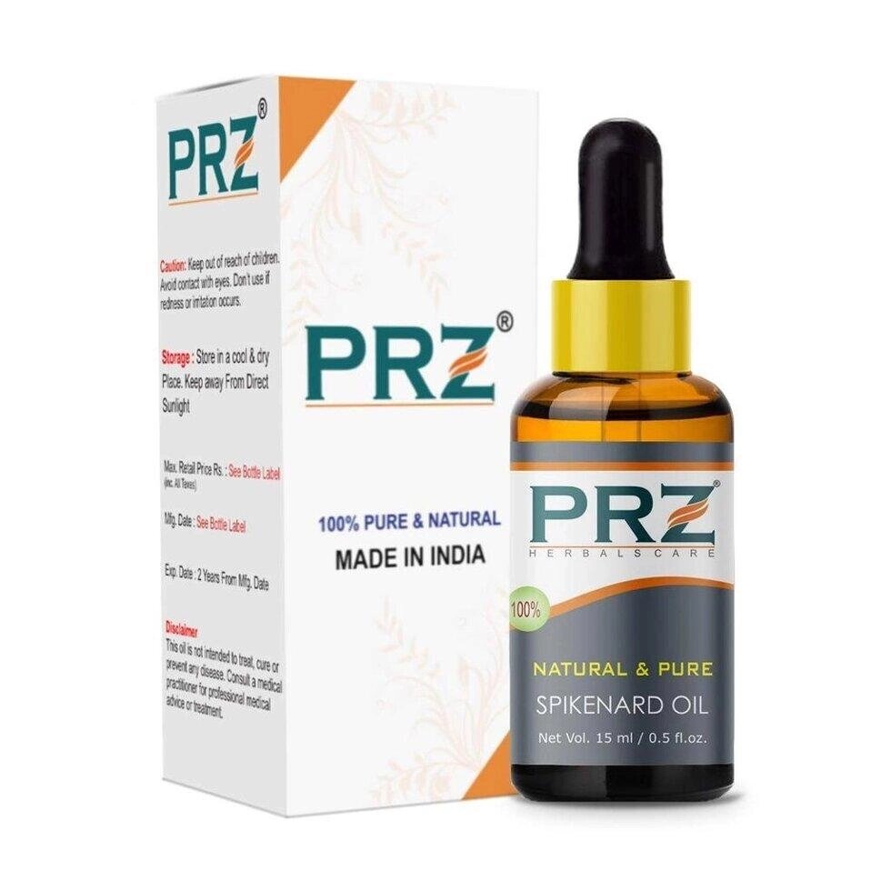 Ефірна олія Нарда (15 мл), Essential Spikenard Oil,  PRZ Herbals Care Під замовлення з Індії 45 днів. Безкоштовна від компанії greencard - фото 1