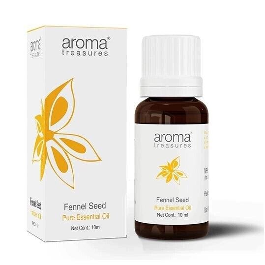 Ефірна олія насіння Фенхелю: для здоров'я шкіри та волосся (10 мл), Fennel Seed Essential Oil,  Aroma Treasures Під від компанії greencard - фото 1