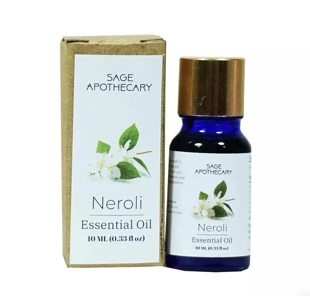 Ефірна олія Неролі (10 мл), Neroli Essential Oil,  Sage Apothecary Під замовлення з Індії 45 днів. Безкоштовна доставка. від компанії greencard - фото 1