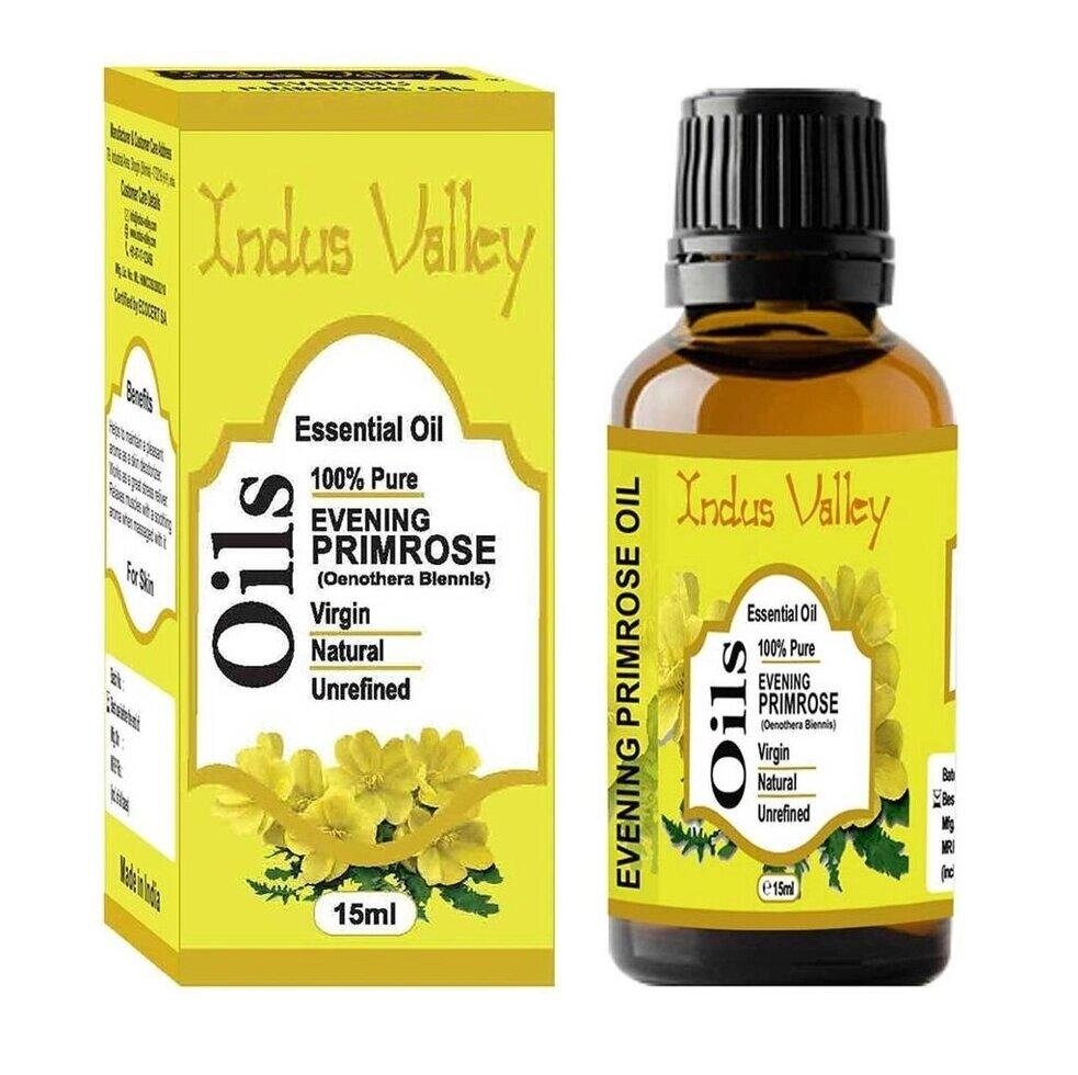 Ефірна олія Примули вечірньої (15 мл), Evening Primrose Essential Oil,  Indus Valley Під замовлення з Індії 45 днів. від компанії greencard - фото 1