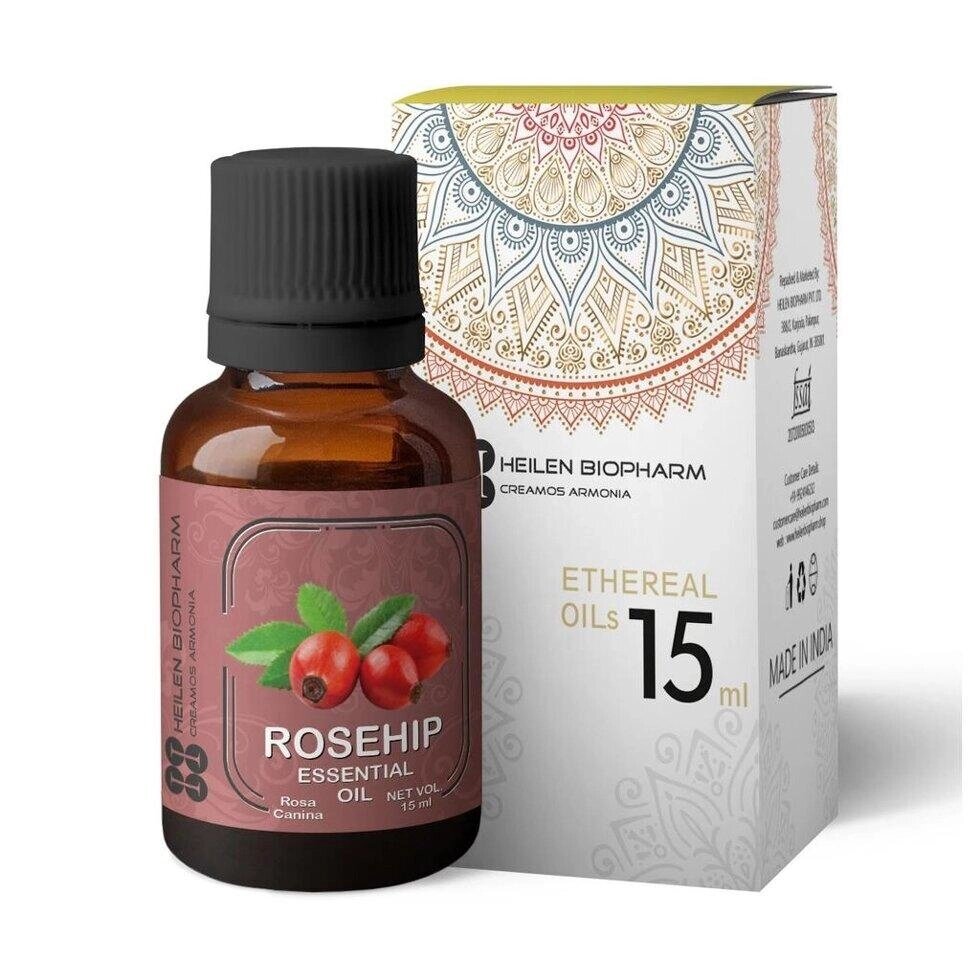 Ефірна олія Шипшини (15 мл), Rosehip Essential Oil,  Heilen Biopharm Під замовлення з Індії 45 днів. Безкоштовна від компанії greencard - фото 1