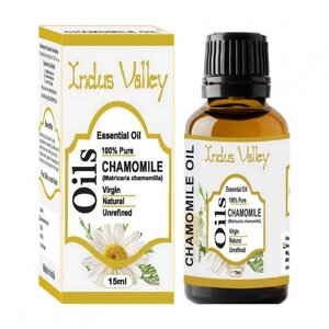 Ефірна олія Ромашки (15 мл), Сhamomile Essential Oil, Indus Valley Під замовлення з Індії 45 днів. Безкоштовна