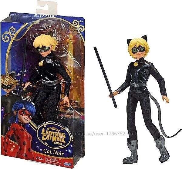 Ексклюзивна лялька кіт Нуар Miraculous Ladybug & Cat Noir Movie Exclusive Код/Артикул 75 288 Код/Артикул 75 288 від компанії greencard - фото 1