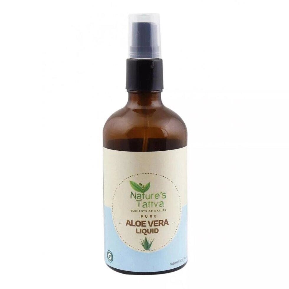 Екстракт Алое віра (100 мл), Pure Aloe Vera Liquid,  Nature's Tattva Під замовлення з Індії 45 днів. Безкоштовна від компанії greencard - фото 1