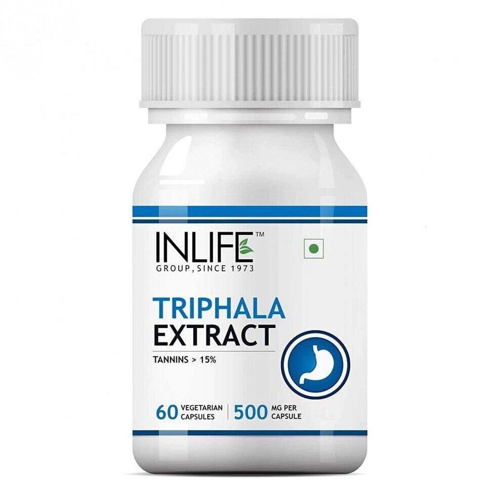 Екстракт Трифали (60 кап, 500 мг), Triphala Extract,  INLIFE Під замовлення з Індії 45 днів. Безкоштовна доставка. від компанії greencard - фото 1