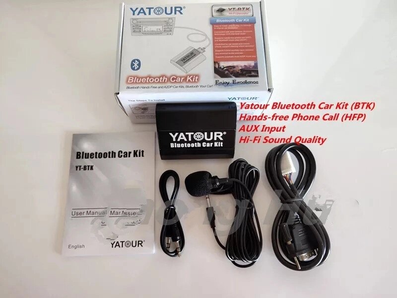 Емулятор CD чейнджера, Адаптер для Toyota 6+6 YATOUR YT-BTK AUX/Bluetooth TOY2 Код/Артикул 13 від компанії greencard - фото 1