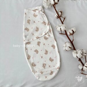 Європелюшка Baby Comfort інтерлок на липучці Ведмедики Код/Артикул 15