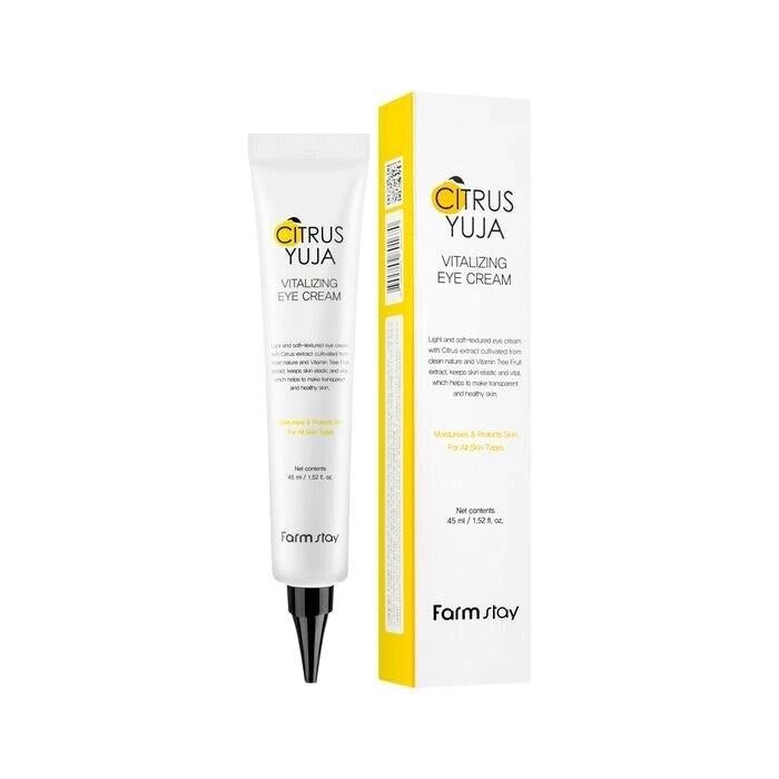 FARM STAY Крем для очей Citrus Yuja Vitalizing Eye Cream 45 мл (3 варіанти) під замовлення з кореї 30 днів доставка від компанії greencard - фото 1