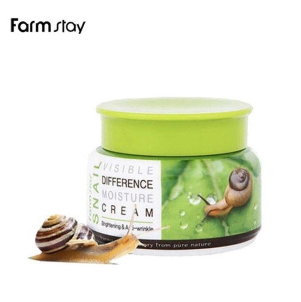 FARM STAY Зволожуючий крем Snail Visible Difference 100 г (3 варіанти) під замовлення з кореї 30 днів доставка від компанії greencard - фото 1