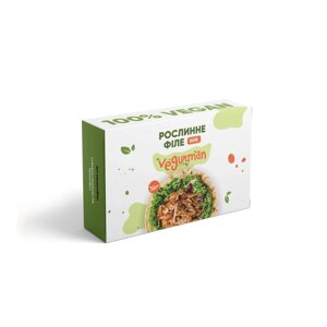 Філе рослинне Біле (смак курки), Vegurman, 400г Код/Артикул 9