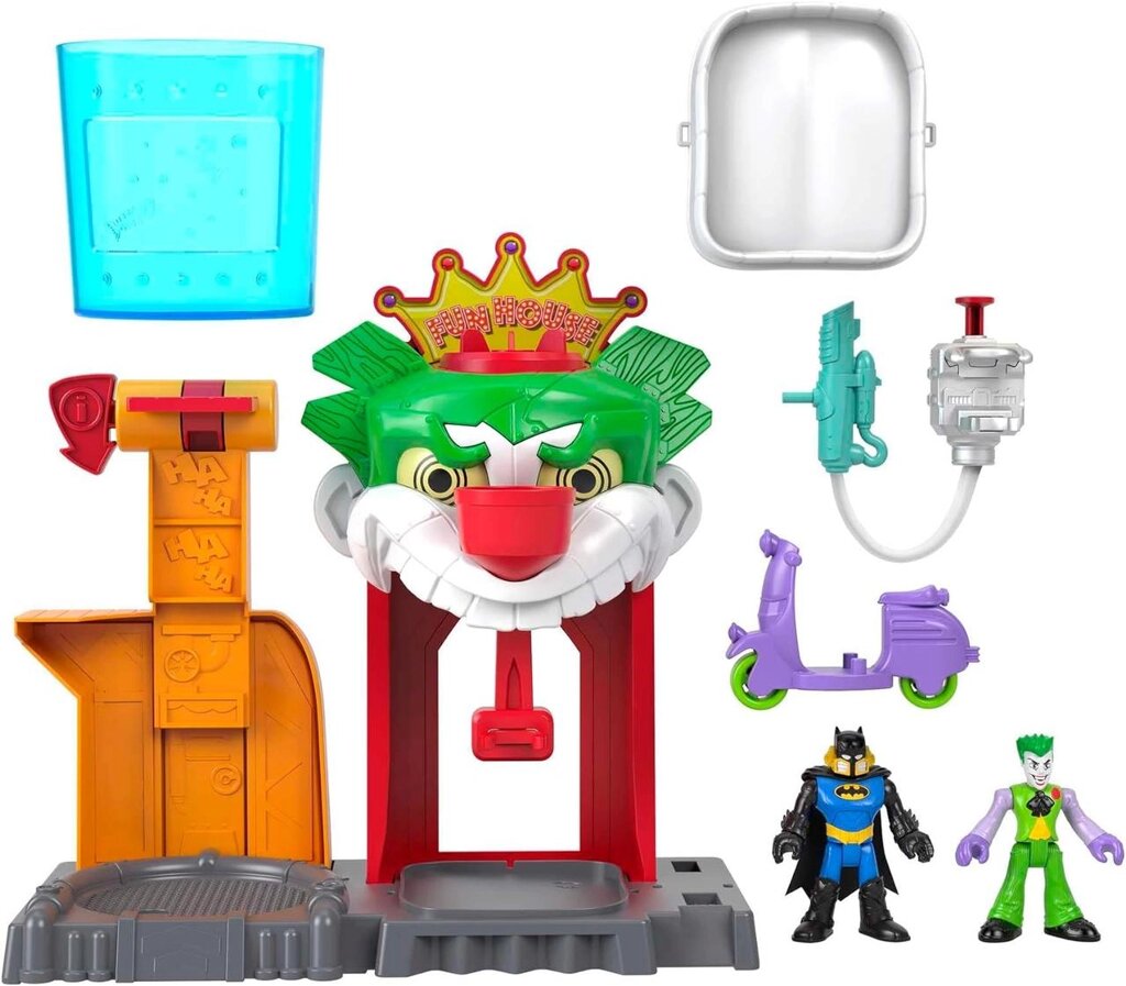 Fisher-Price Imaginext DC Super Friends Batman, Joker Funhouse. Зміна кольору Код/Артикул 75 1080 Код/Артикул 75 1080 від компанії greencard - фото 1