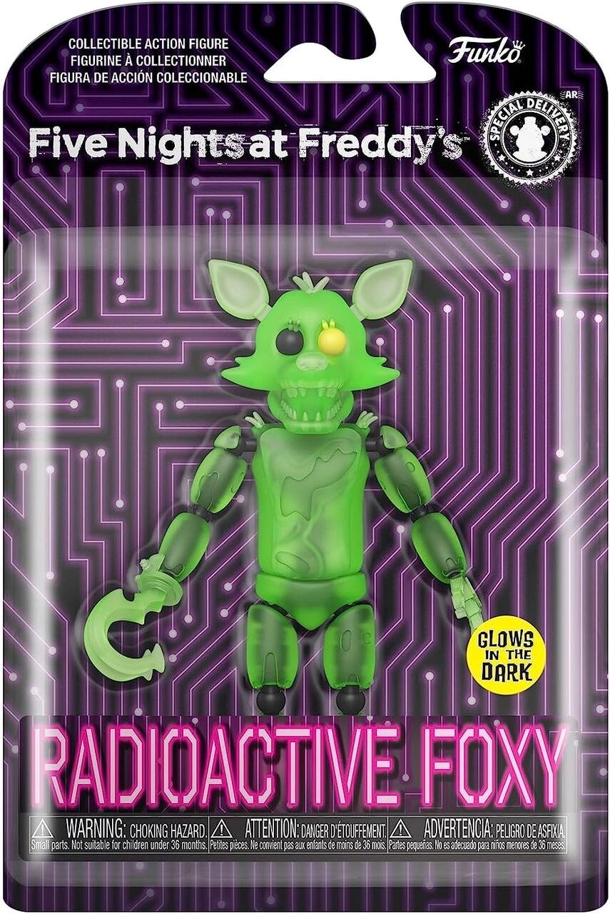 Five Nights at Freddys - Radioactive Foxy 5 ночей з фредді світиться Код/Артикул 75 753 Код/Артикул 75 753 Код/Артикул від компанії greencard - фото 1