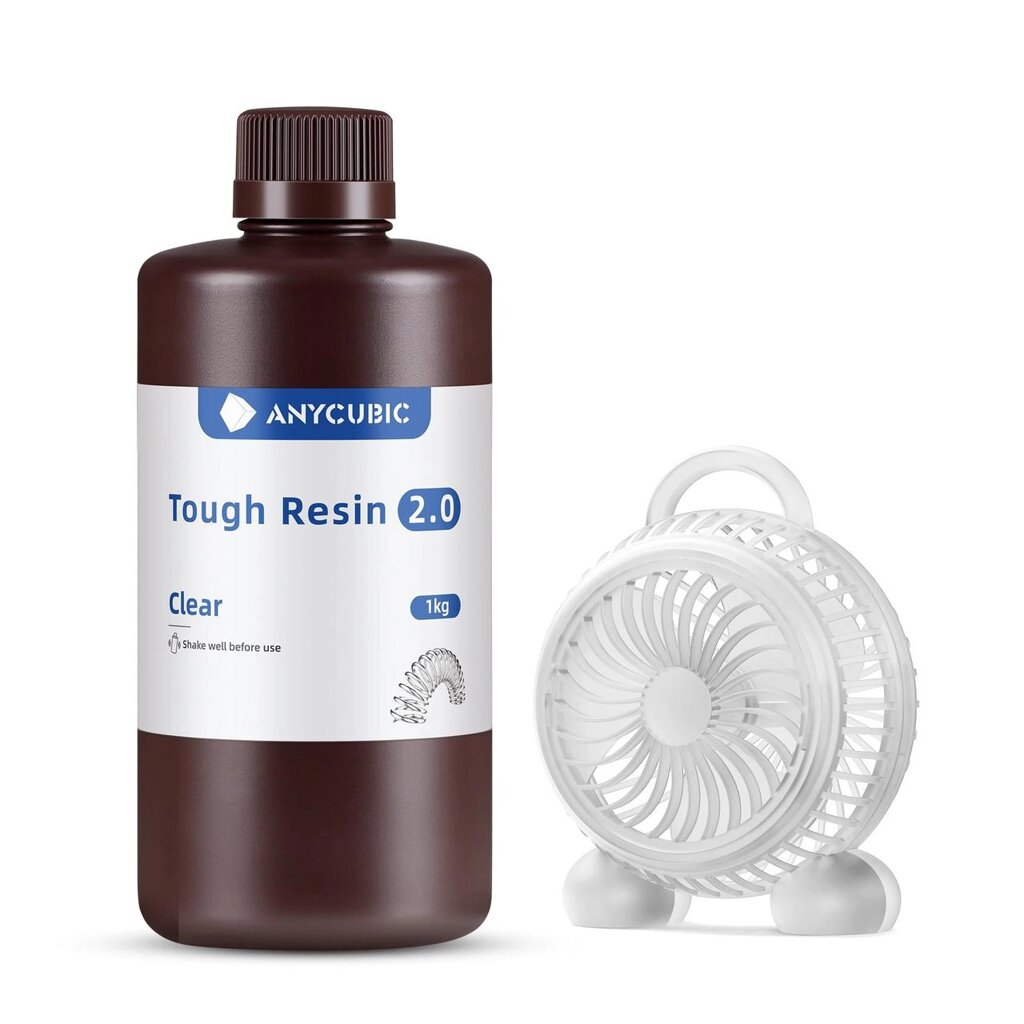 Фотополімерна смола Anycubic Tough Resin 2.0 Clear (Прозорий) Код/Артикул 57 SRX2CL-101A від компанії greencard - фото 1