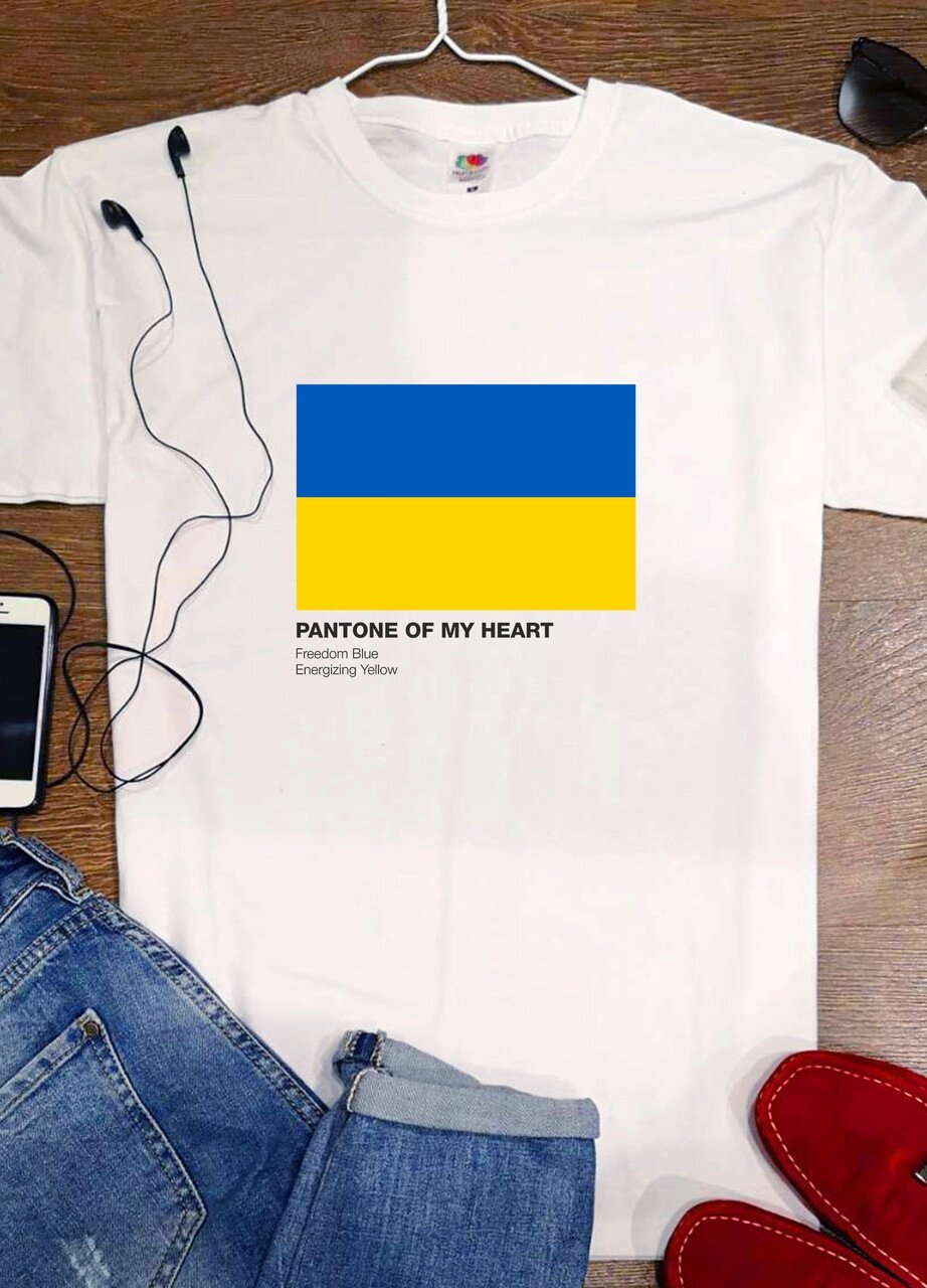 Футболка "Pantone of my heart" Код/Артикул 168 від компанії greencard - фото 1