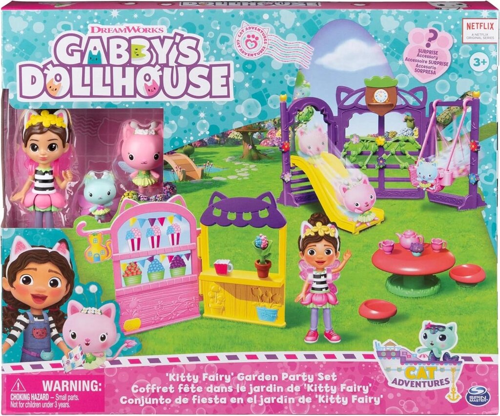 Gabbys Dollhouse вечірка в казковому саду Кітті, будиночок Габбі Код/Артикул 75 930 від компанії greencard - фото 1