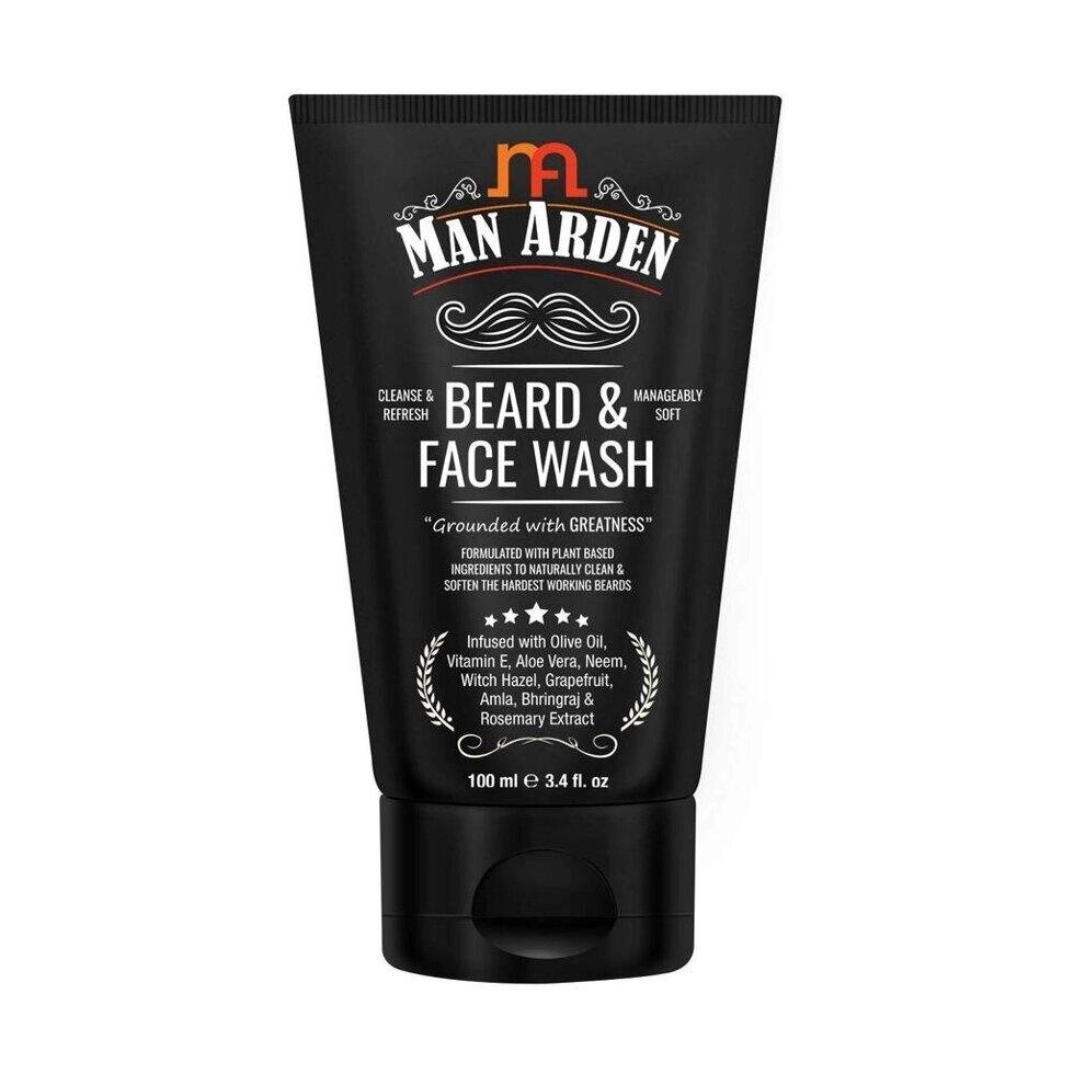 Гель для бороди та обличчя (100 мл), Beard & Face Wash,  Man Arden Під замовлення з Індії 45 днів. Безкоштовна доставка. від компанії greencard - фото 1