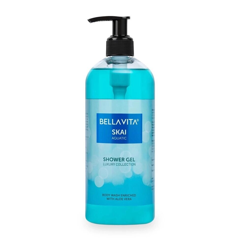 Гель для душу Скай Акватик (500 мл), Skai Aquatic Shower Gel,  Bella Vita під замовлення з Індії за 45 днів, доставка від компанії greencard - фото 1