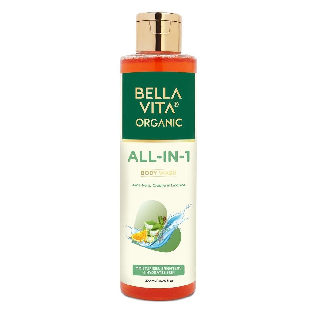 Гель для душу Усі в одному (200 мл), All-In-1 Body Wash,  Bella Vita під замовлення з Індії за 45 днів, доставка від компанії greencard - фото 1