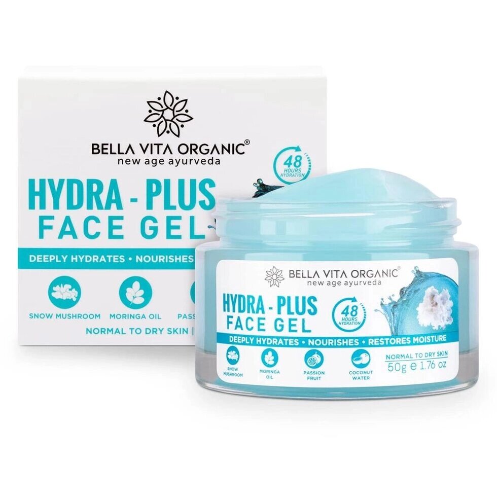 Гель для обличчя (50 г), Hydra-Plus Face Gel,  Bella Vita під замовлення з Індії за 45 днів, доставка безкоштовна від компанії greencard - фото 1