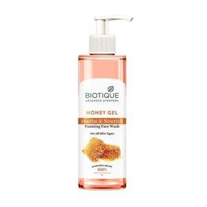 Гель для вмивання з Медом (200мл), Honey Gel Soothe & Nourish Foaming Face Wash, Biotique Під замовлення з Індії 45