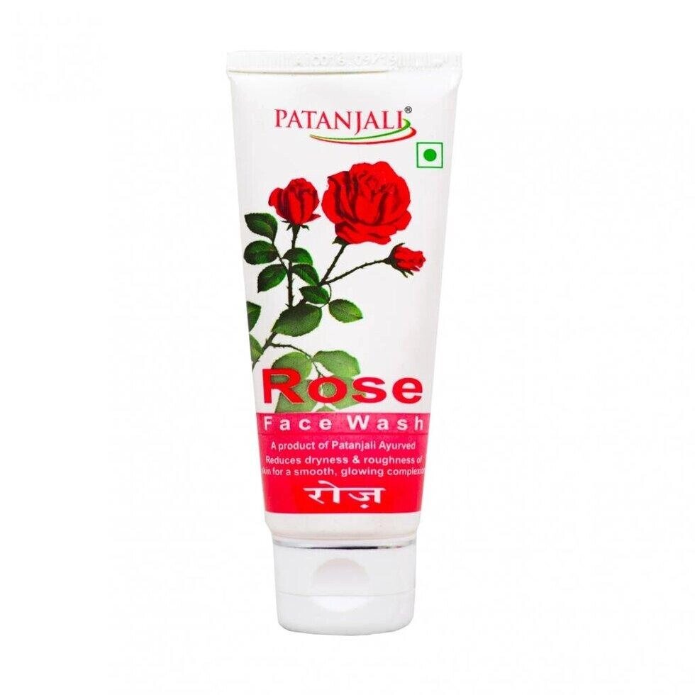 Гель для вмивання з Трояндою (60 г), Rose Face Wash,  Patanjali Під замовлення з Індії 45 днів. Безкоштовна доставка. від компанії greencard - фото 1