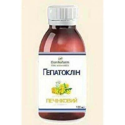 Гепатопротектор БАЖ Гепатоклін, гепатит, холецистит, панкреатит, жовчогінний, 100 мл Код/Артикул 194 15-120 від компанії greencard - фото 1