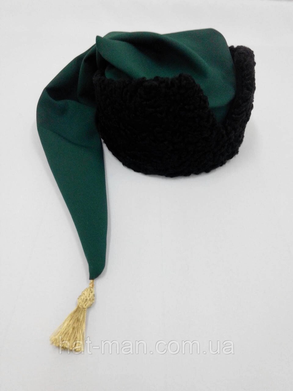 Гетьманська шапка із зеленим шликом КодАртикул 2 від компанії greencard - фото 1