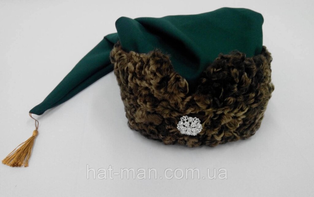 Гетьманська шапка з коричневого каракуля КодАртикул 2 від компанії greencard - фото 1